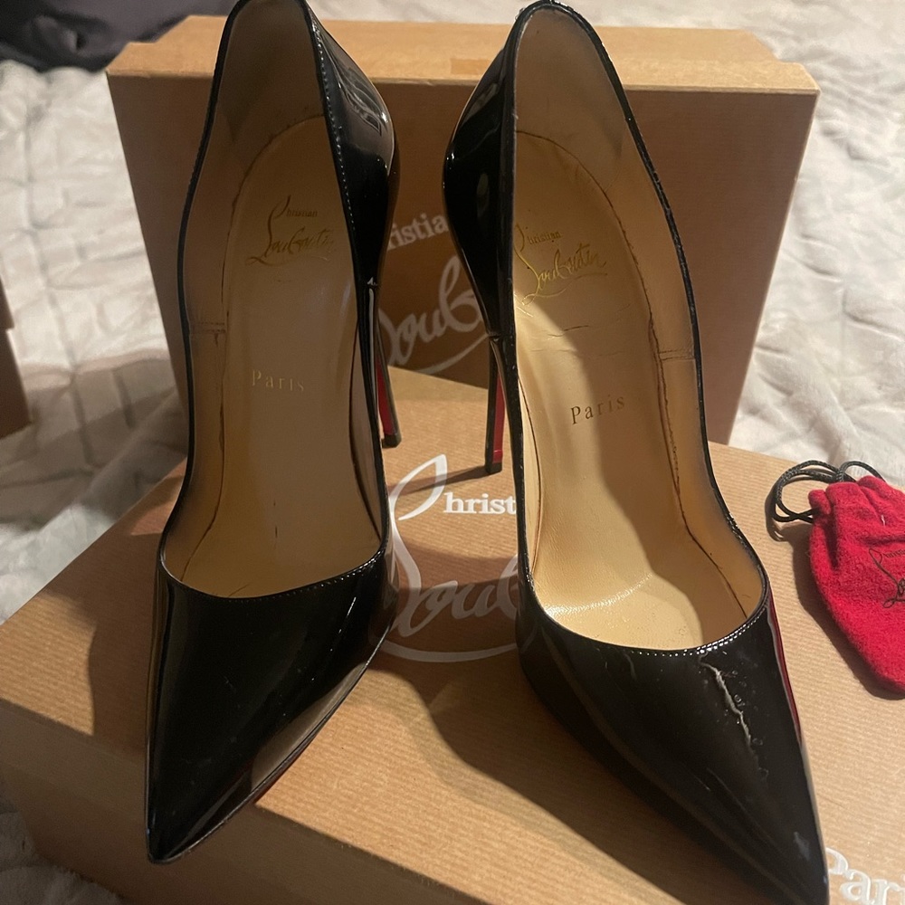Christian Louboutins So Kate black patent leather 6.5 or 36